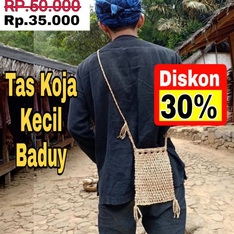 Termurah Tas Koja kecil khas suku Baduy
