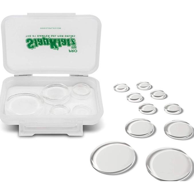 SlapKlatz Pro Clear 10 Pieces of Superior Drum Gel White,BMJ