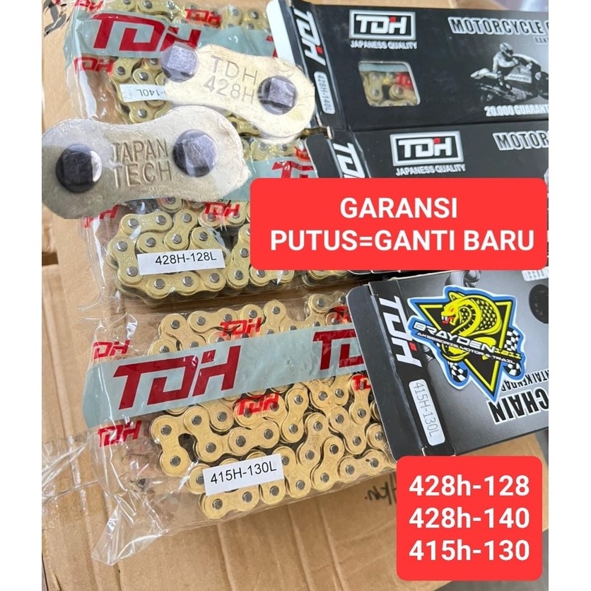 Sale!.. RANTAI GOLD MOTOR / RANTAI GOLD SSS / RANTAI GOLD TDH  428 415 TIPIS
