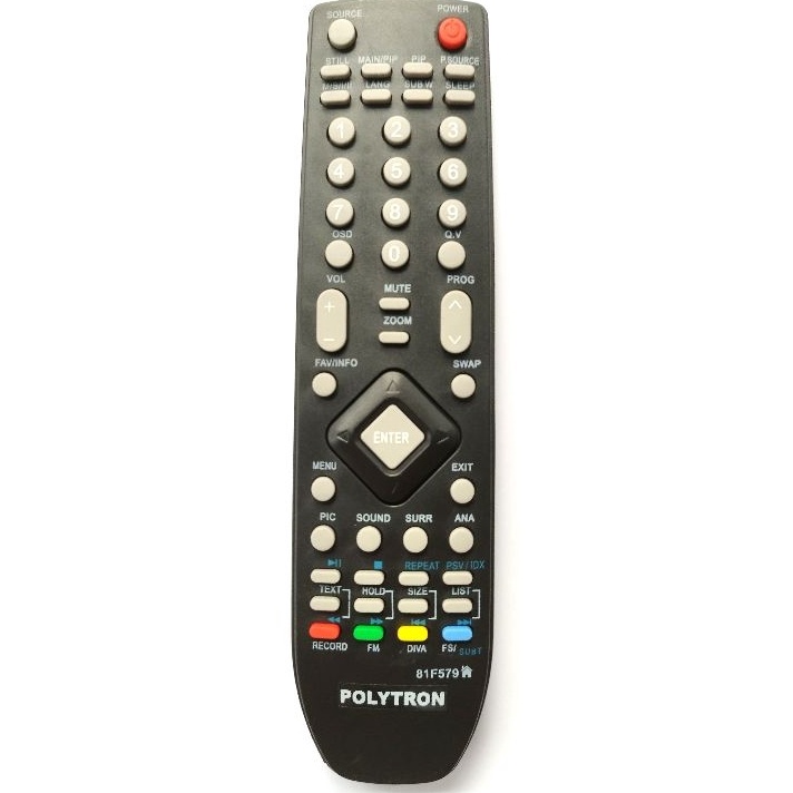 Ready REMOT/REMOTE TV POLYTRON LCD/LED 81F579 / 81F579M01 ORIGINAL QUALITY PLD32D100 Ready stock