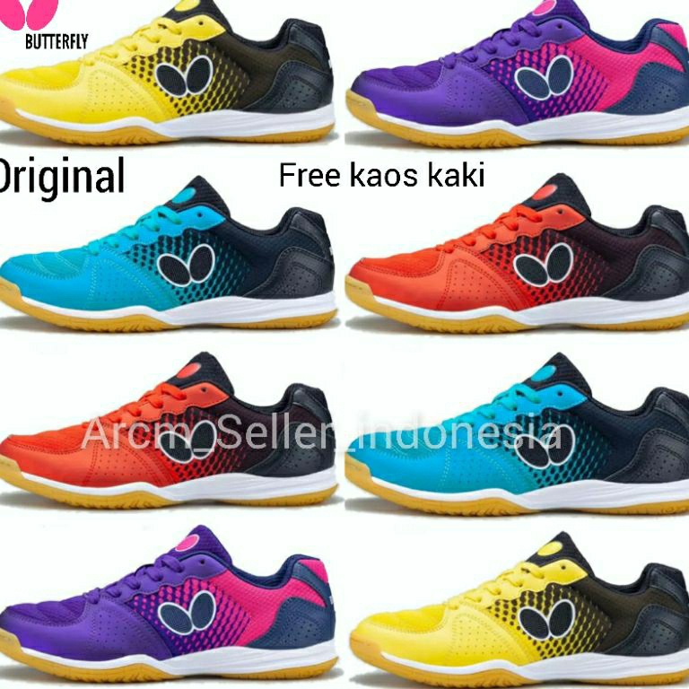 Stok Terbatas.. SEPATU BUTTERFLY SEPATU TENIS MEJA BUTTERFLY SEPATU PINGPONG BUTTERFLY SEPATU TENIS 