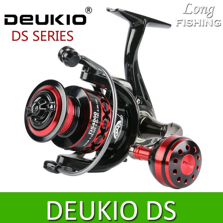 Tren Terbaru.. Reel Pancing Metal DEUKIO DS AR 2000-7000 Max Drag 30lb Knob Metal Kekuatan Tinggi Bo