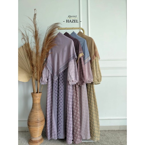 hazel dress set scarf by qnanz