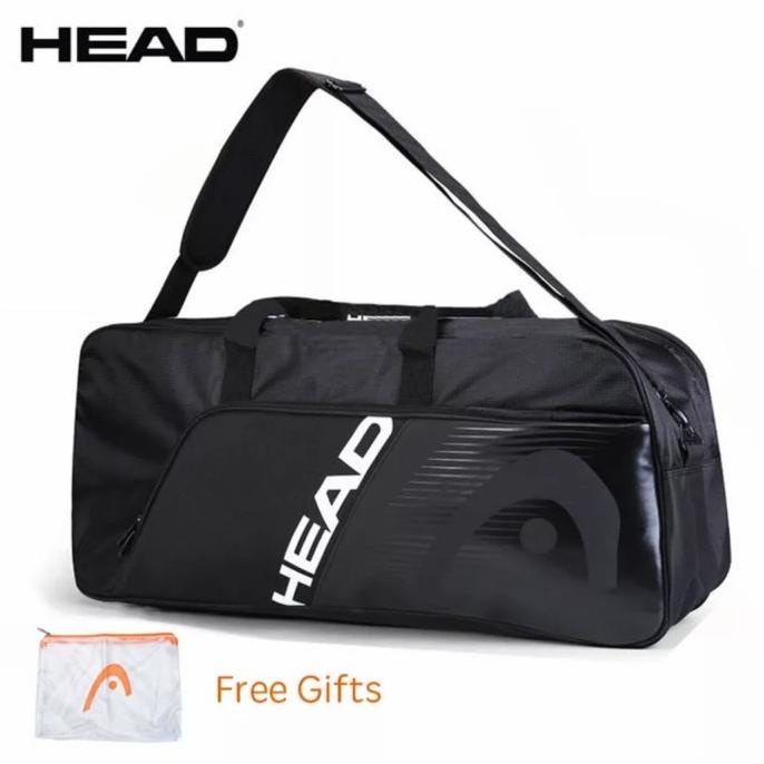 Tas Tennis/Badminton Hitam HEAD original