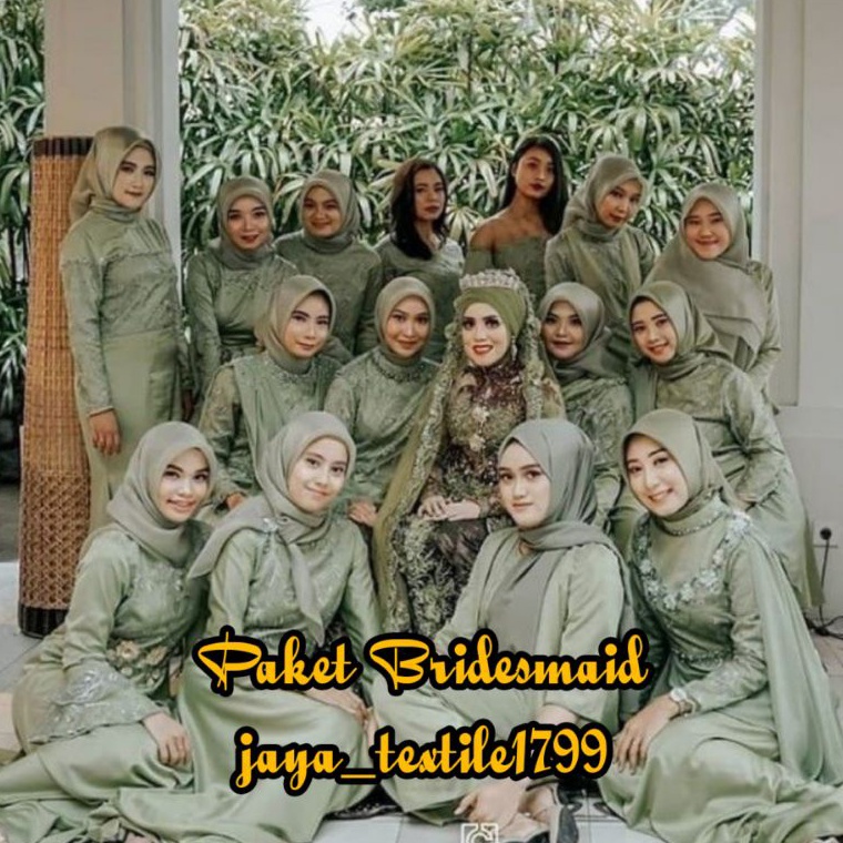 TERPERCAYA. Paket Seragaman Bridesmaid / Baju Nikah / Baju Wisuda/ Seragaman Keluarga