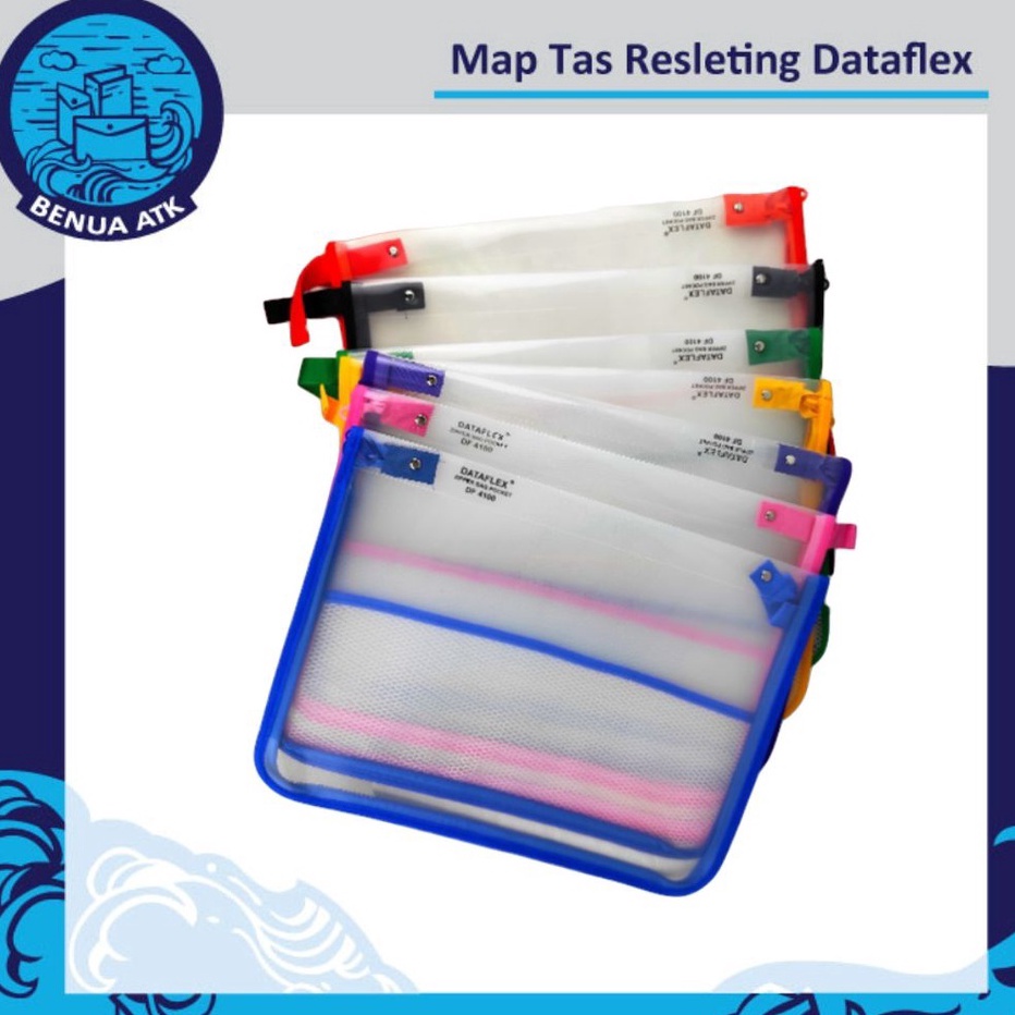 

➠Ready➤ Map Plastik Tas Resleting / Zipper Bag Folio Dataflex DF-321 H97