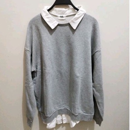 Preloved Sweater Crewneck Awesome Apparel Original