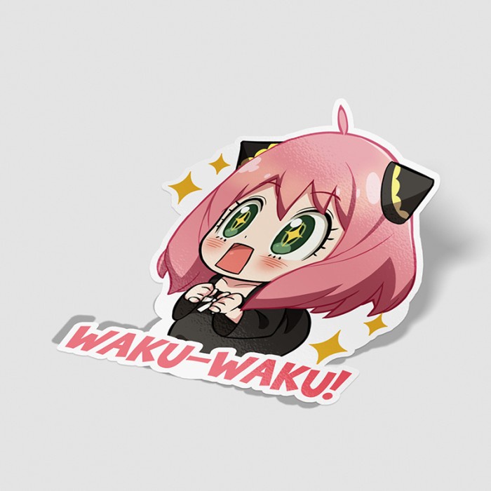 

Stiker Anya Forger - Spy x Family - Waku-waku!