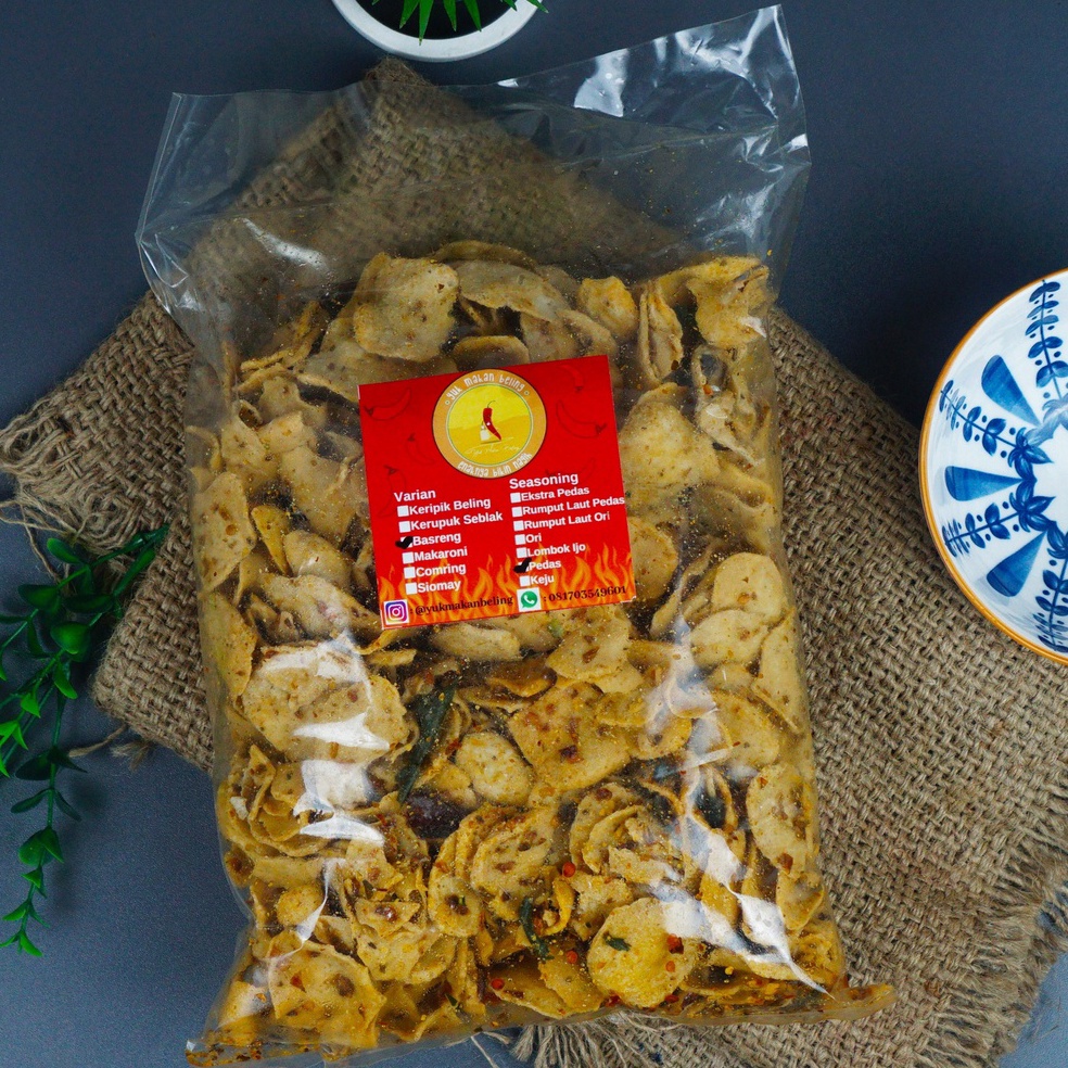 

Stok banyak BASRENG DAUN JERUK 1/2kg (500gram) HWE