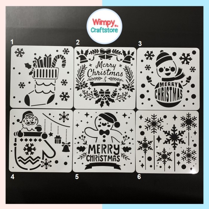 

Best Seller Plastic Stencil Stensil Dekorasi Motif Cetakan Texture Motif 6