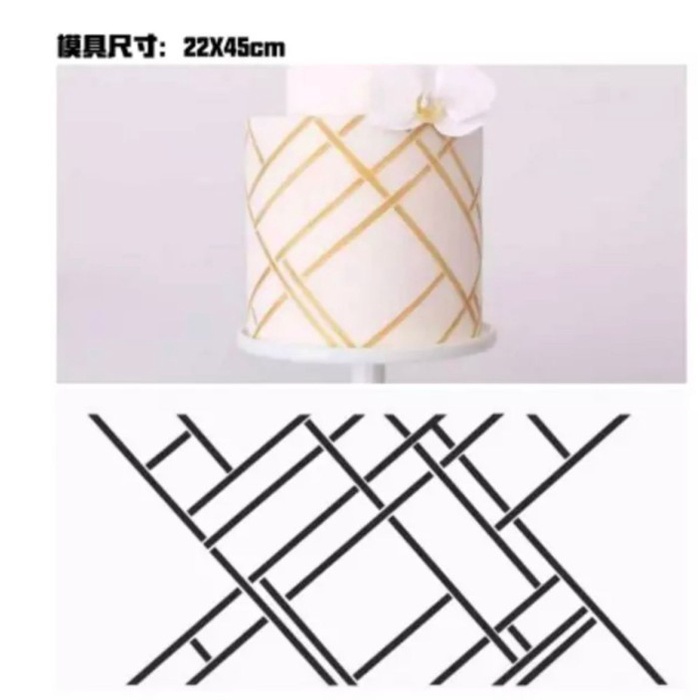 

Best Seller Cake Stencils Lace Pattern Stencil Cake Dekorasi Kue Geometrical