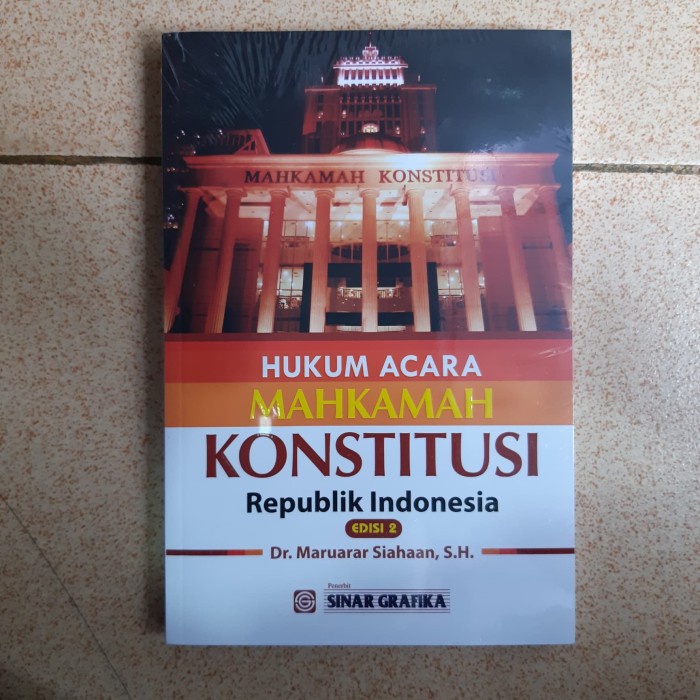 

Terlaris Buku Hukum Acara Mahkamah Konstitusi Republik Indonesia - Maruarar S.
