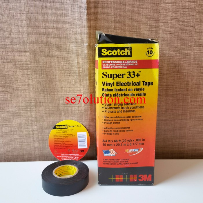 

3M Isolasi Scotch Super 33+ Vinyl Electrical Tape