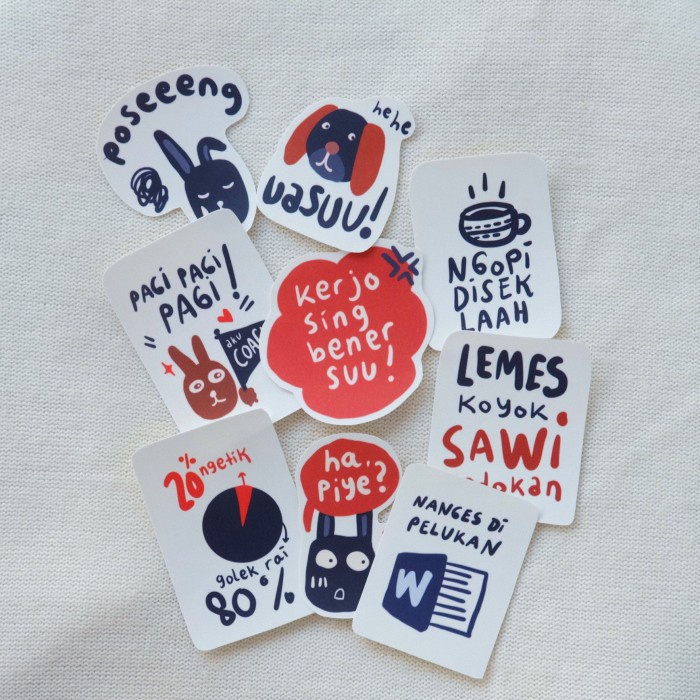 

Aku Cah Kerjo Sticker Pack