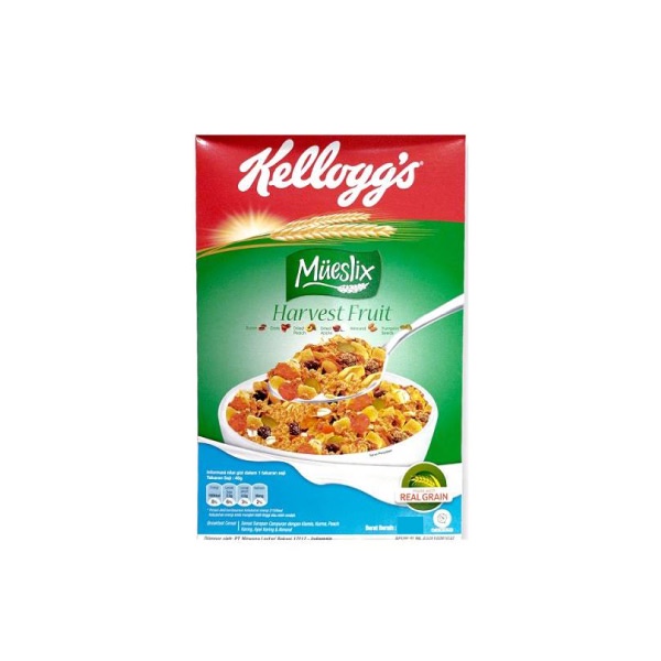 KELLOGGS MUESLIX HARVEST FRUIT 355 GR