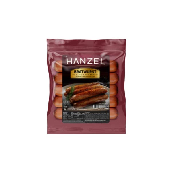 

HANZEL BRATWURST BLACK PAPPER 360 GR - SOSIS