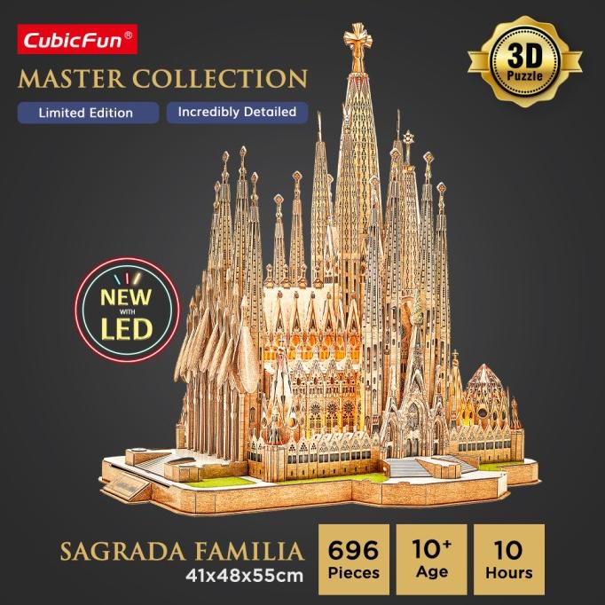 Cubicfun Sagrada Familia LED Master Collection - 3D Puzzle