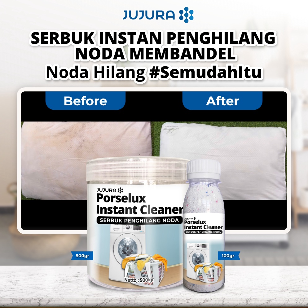 Terbaru.. PORSELUX SERBUK PENGHILANG NODA PORSELUX INSTANT CLEANER SERBUK PENGHILANG NODA JAMUR PAKA