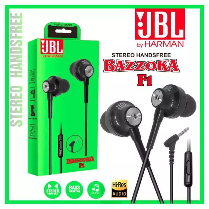 HF HEADSET HENDSFREE BAZZOKA JBL F1 SUPER BAAS