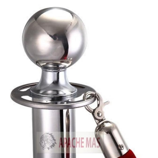 

Tiang Pembatas Antrian Tali Beludru TANPA TALI