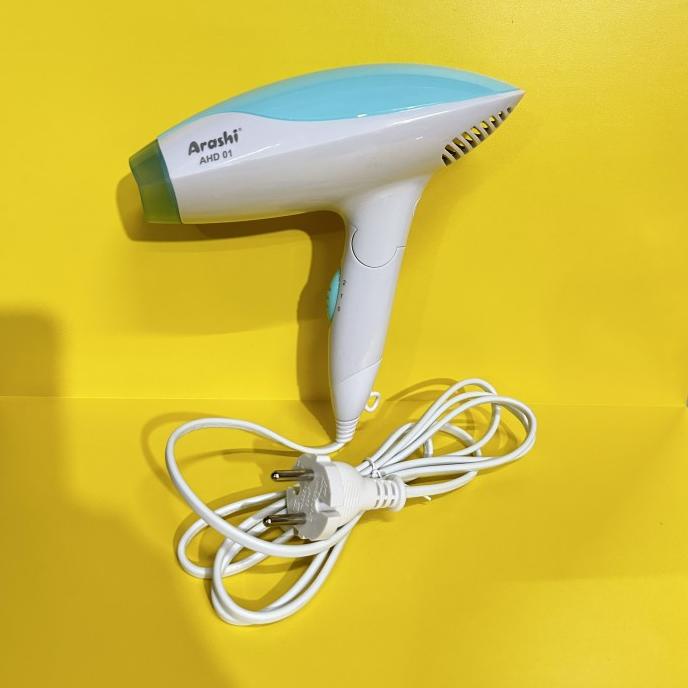 :=:=:=:=] Arashi Hair Dryer AHD 01 / Pengering Rambut Lipat Travel Mini