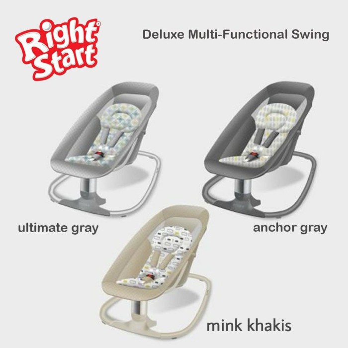 Bouncer Right Start Multifunction Deluxe Baby / Ayunan Baby Otomatis