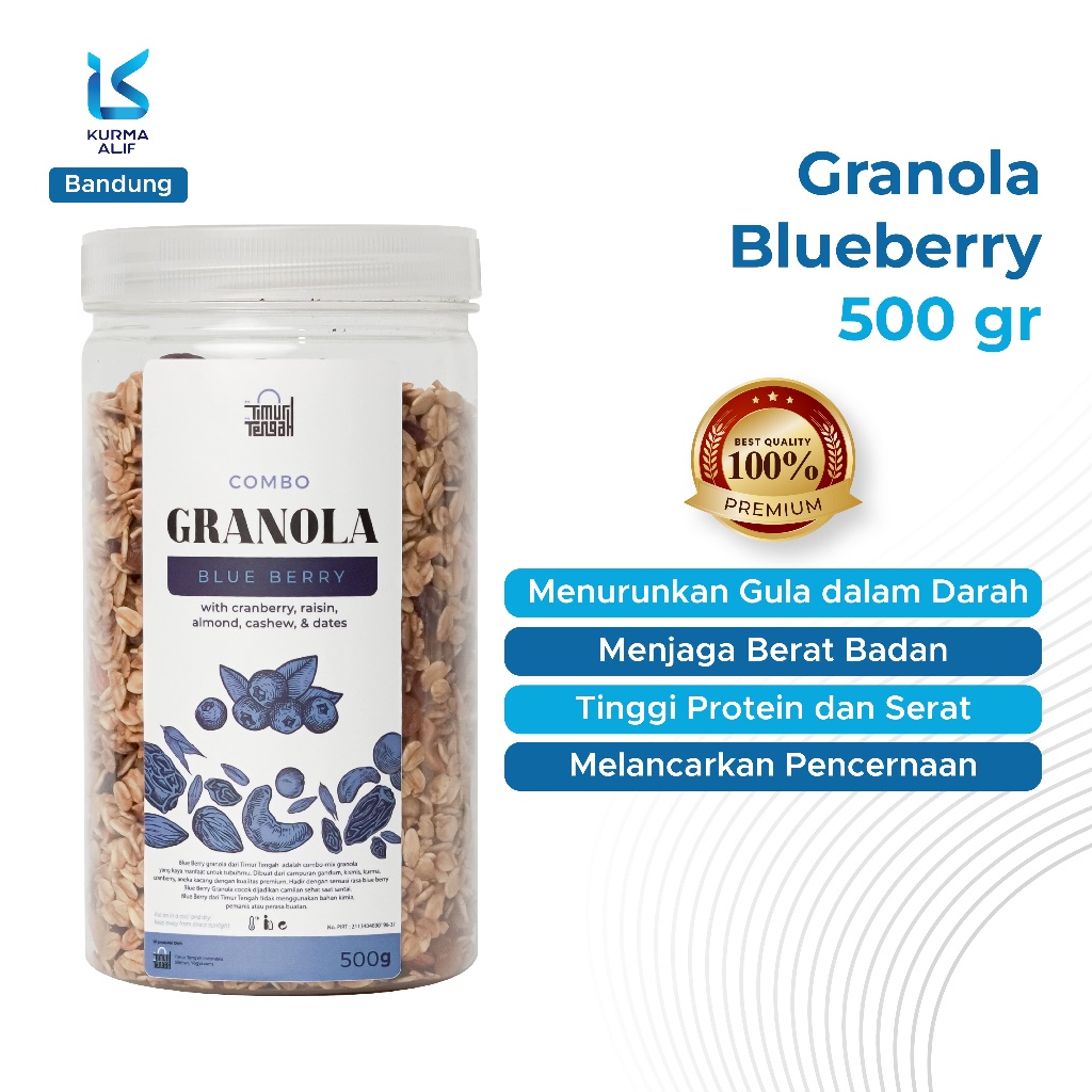 

Granola 500 Gram Timur Tengah - Granola Timur Tengah Celan Sehat