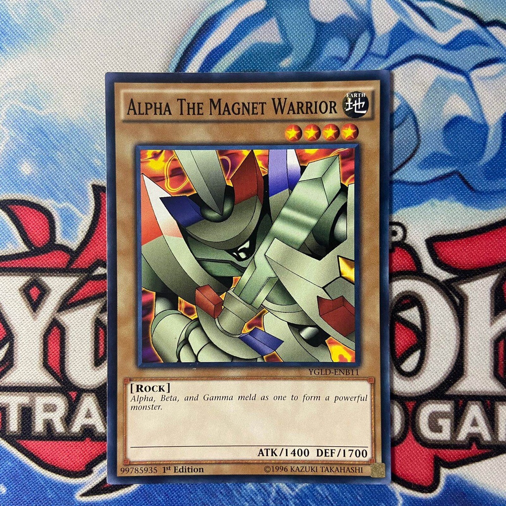 yugioh alpha the magnet warrior YGLD common 1st original