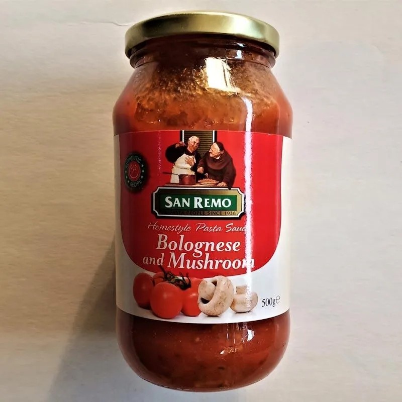 

Sanremo Bolognase & Mushroom 500gr