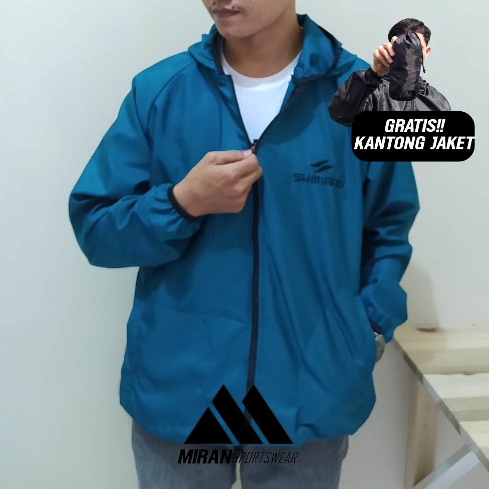 Bisa COD Jaket Olahraga Parasut Wanita Pria LD 120 125 Jumbo Big Size Ukuran XXXL Jaket Olahraga Hij
