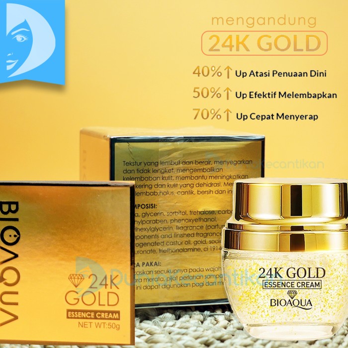 bioaqua 24k gold essence cream day & night cream 24k gold