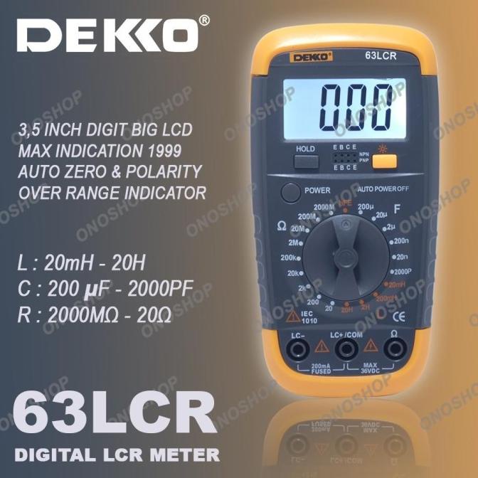 LCR Meter Dekko 63LCR