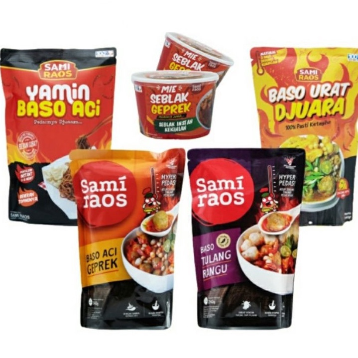 

Promo Sami Raos All Varian Baso Aci Geprek Baso Urat Djuara