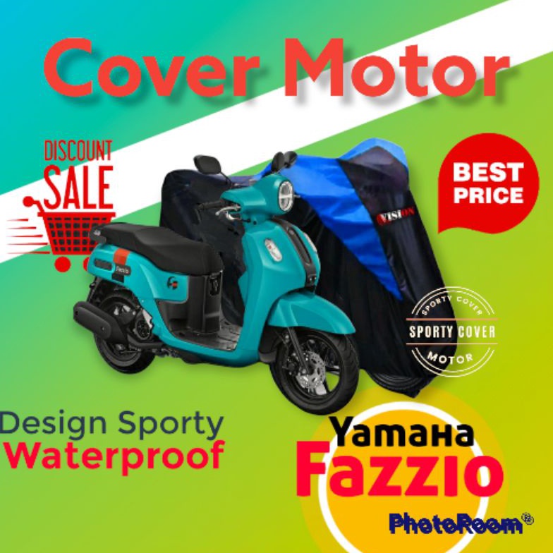 Produk Cover motor Fazzio Sarung Motor Yamaha Fazzio Tutup Motor Fazzio VVH