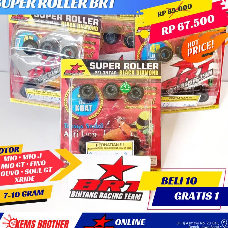 ➶ ROLLER BRT MIO SPORTY SMILE NUVO MIO J MIO SOUL ✣ ❉