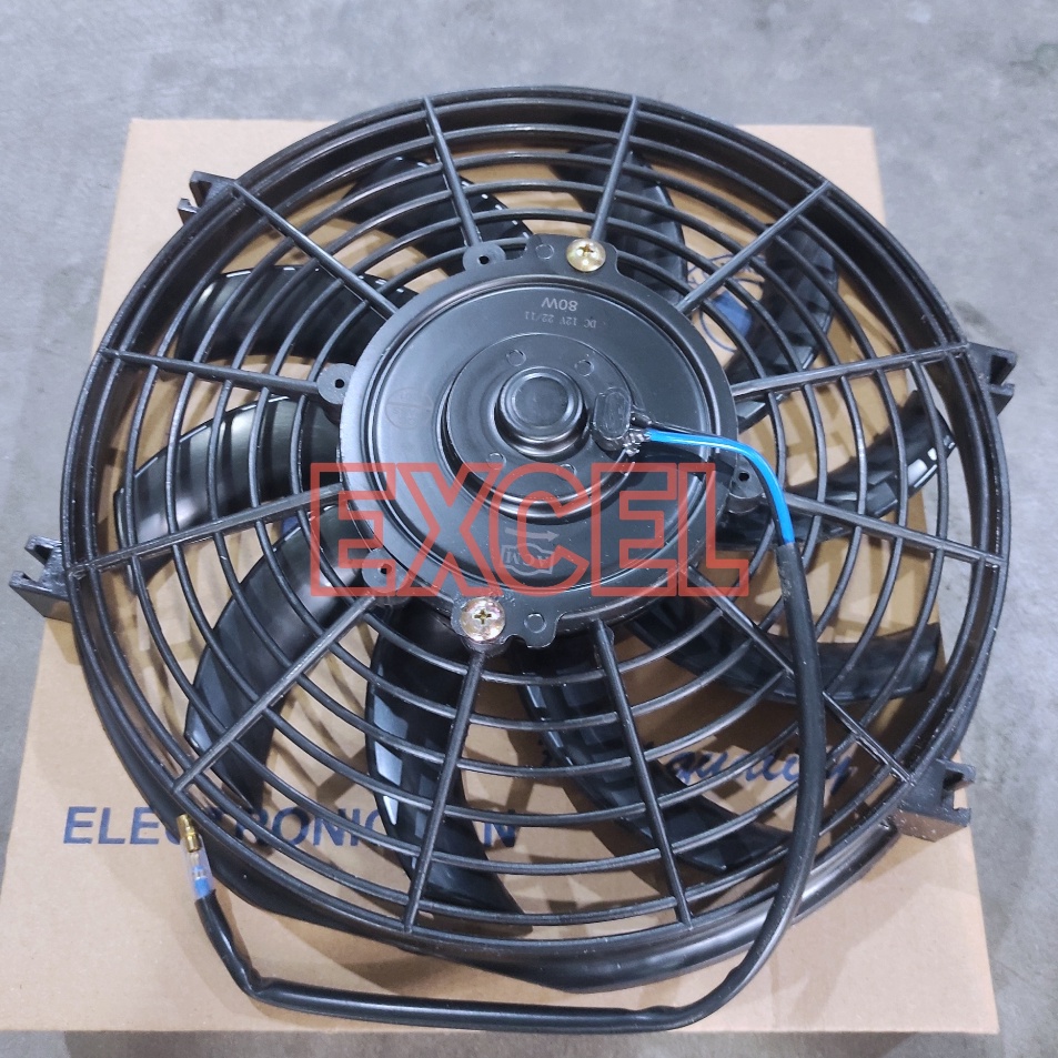 ✩WCc EXTRA FAN KIPAS RADIATOR AC MOBIL 12V 80W 10INCH UNIVERSAL ✶ C ♥