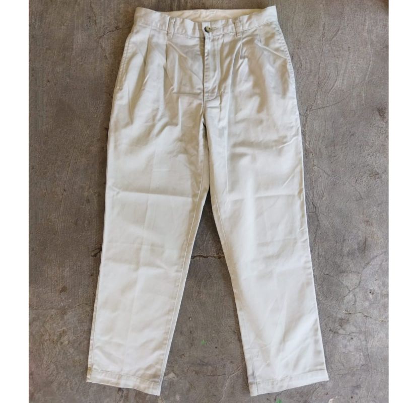 Celana Chino UNI*LO cream second original