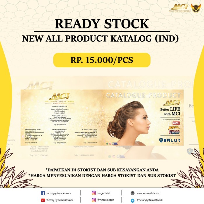 Terlaris Katalog Produk Mci Mci Bahasa Indonesia Asli Vsn