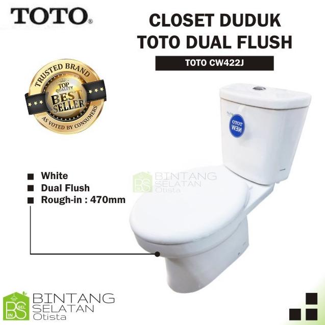 Silahkan Order] PROMO CLOSET DUDUK TOTO CW 422 J / CLOSED DUDUK TOTO CW422J DUAL FLUSH
