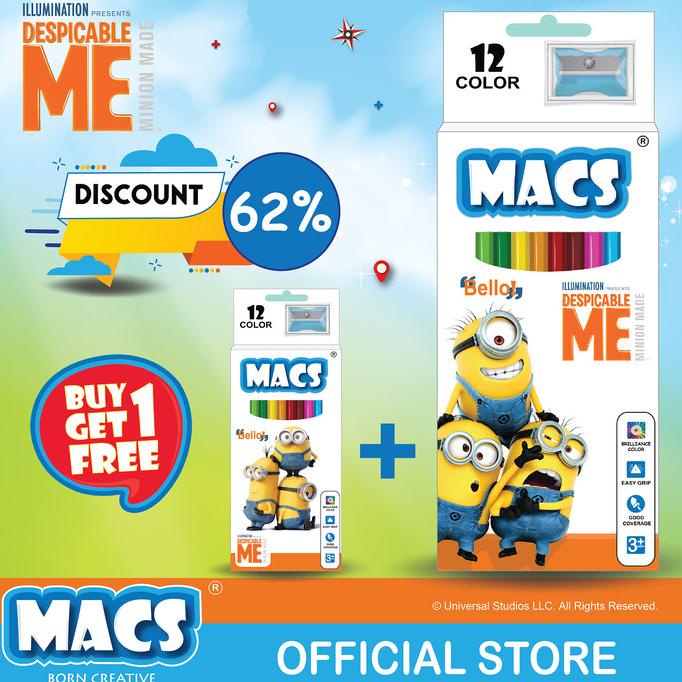 

Best Sales Despicable Me - Minions (12 Colors) Buy 1 Get 1 Free Berkualitas