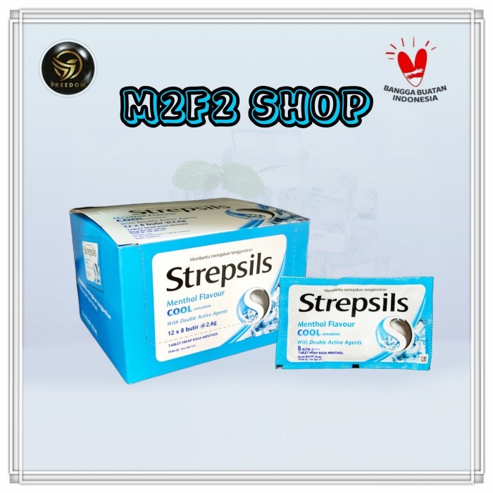 

Promo Permen Strepsils Lozenges Cool Menthol Biru - 249,6 Gr (Harga