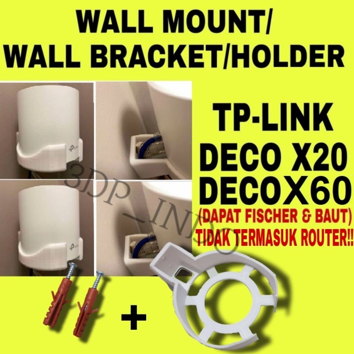 Terlaris Tp Link Deco X20 X60 Wall Mount