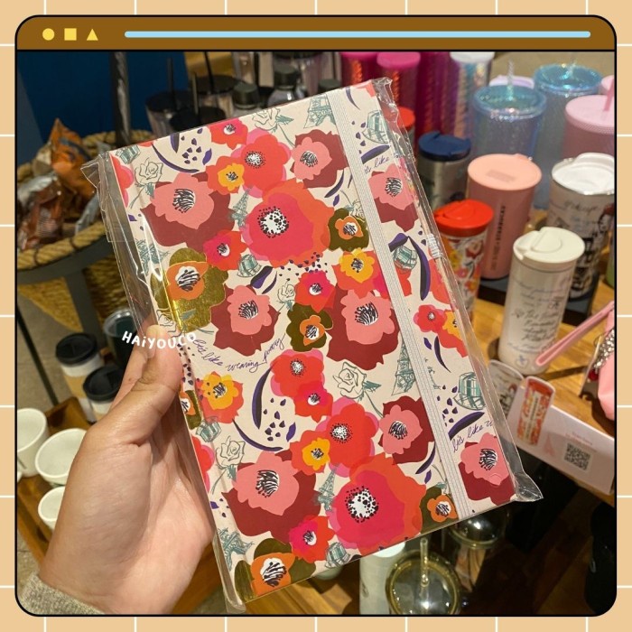 

Terlaris Notebook Starbucks Emily In Paris 2022 / Journal Starbucks X Emily