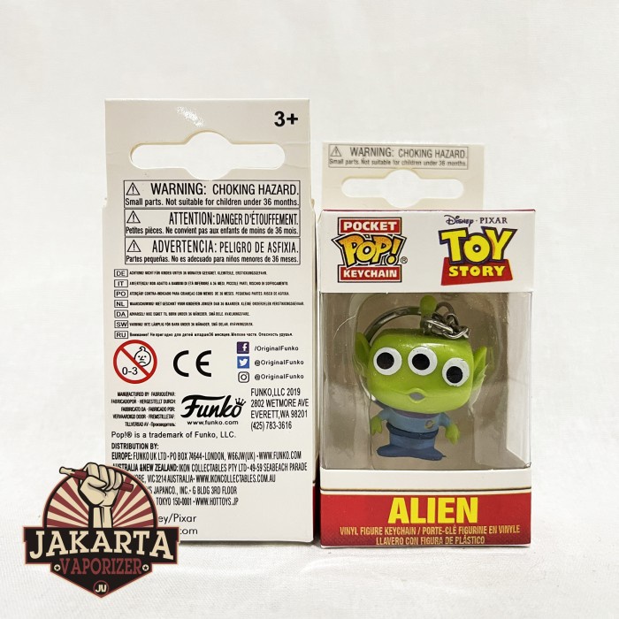 Poet Pop Keychain Toy Story Alien Funko Keychain