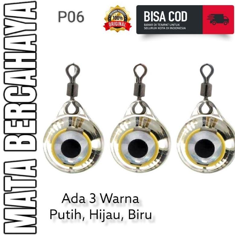 Trending Mata Ikan Menyala Untuk Jigging Esca Eye Led Umpan Jigging Malam P006