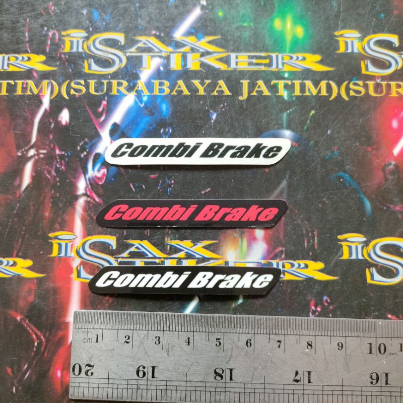 Stiker honda COMBI BRAKE combi brake