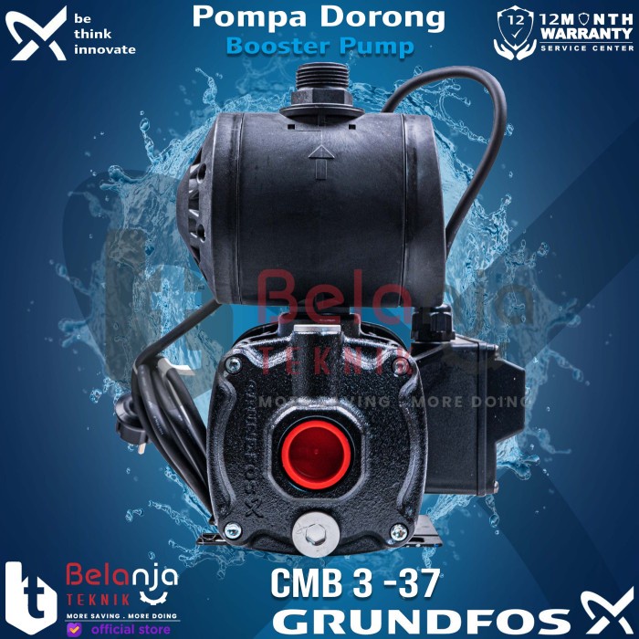 Grundfos Pompa Dorong CMB 3-37 CMB3-37 Pompa Booster Otomatis 600 Watt keren