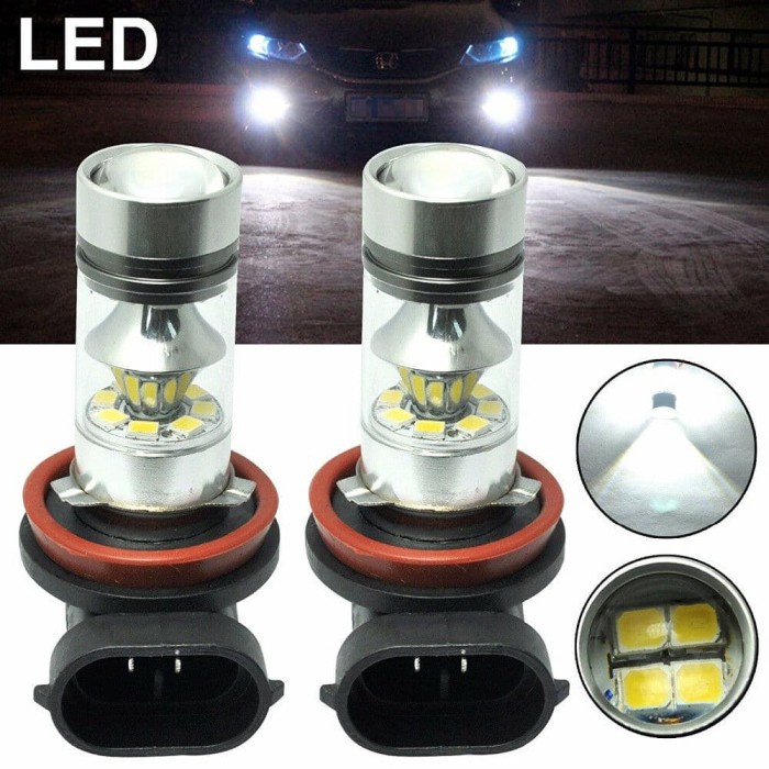 H8 H9 H11 LED HPL 100W = 20 HPL X 5W PUTIH WHITE FOG LAMP LAMPU UTAMA