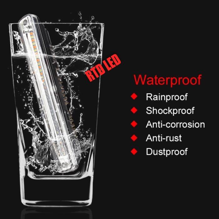 Drl Led Running Sein Lampu Drl Mobil 36 Mata Cahaya Terang R086