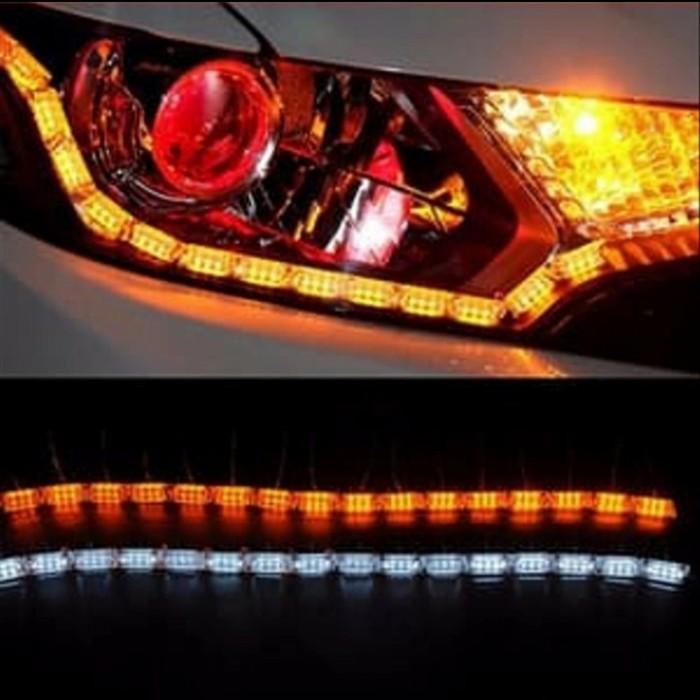 Drl Led Cristal Running Sein Lampu Alis Crystal A2 Premium Qualityori